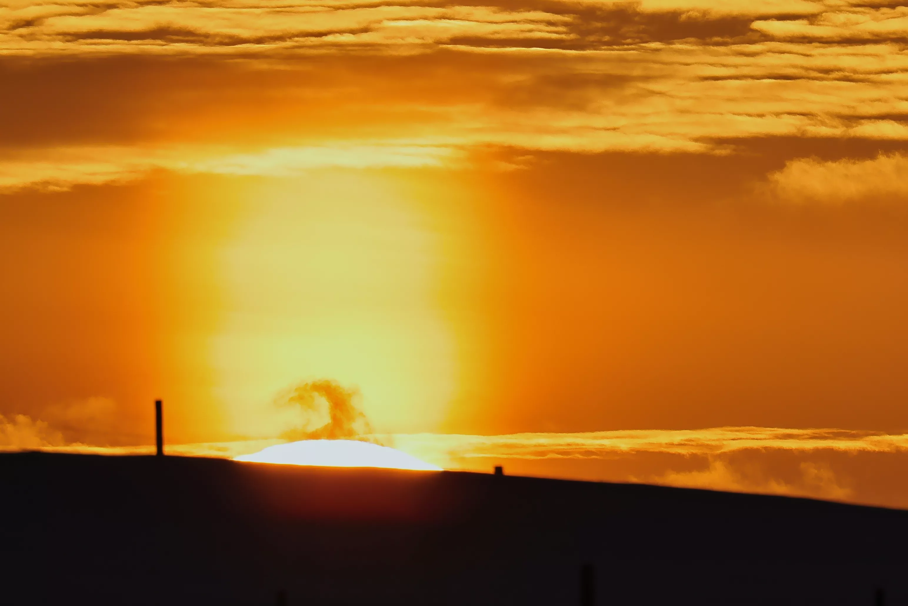 Sonnenuntergang bei Aitrang