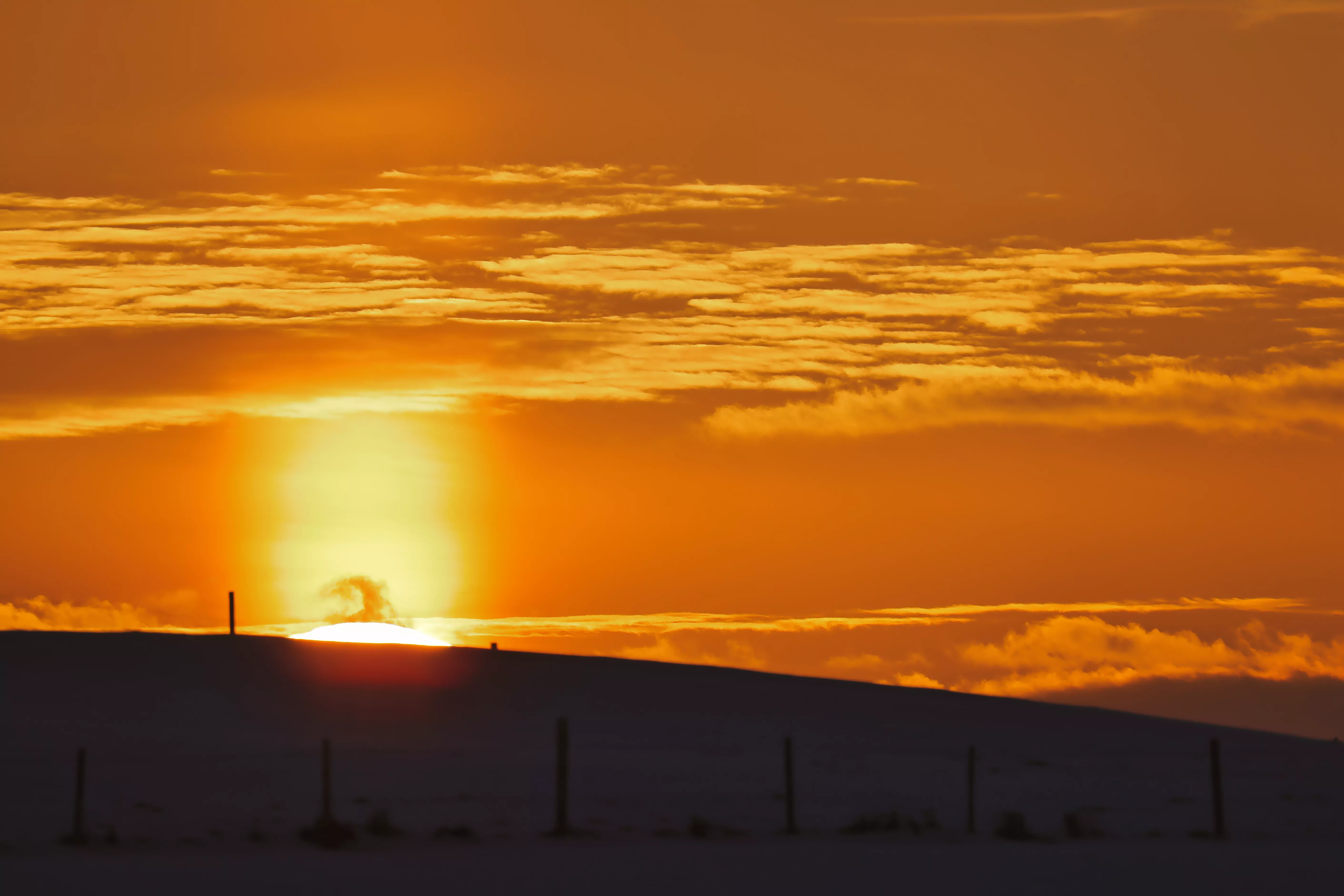 Sonnenuntergang bei Aitrang