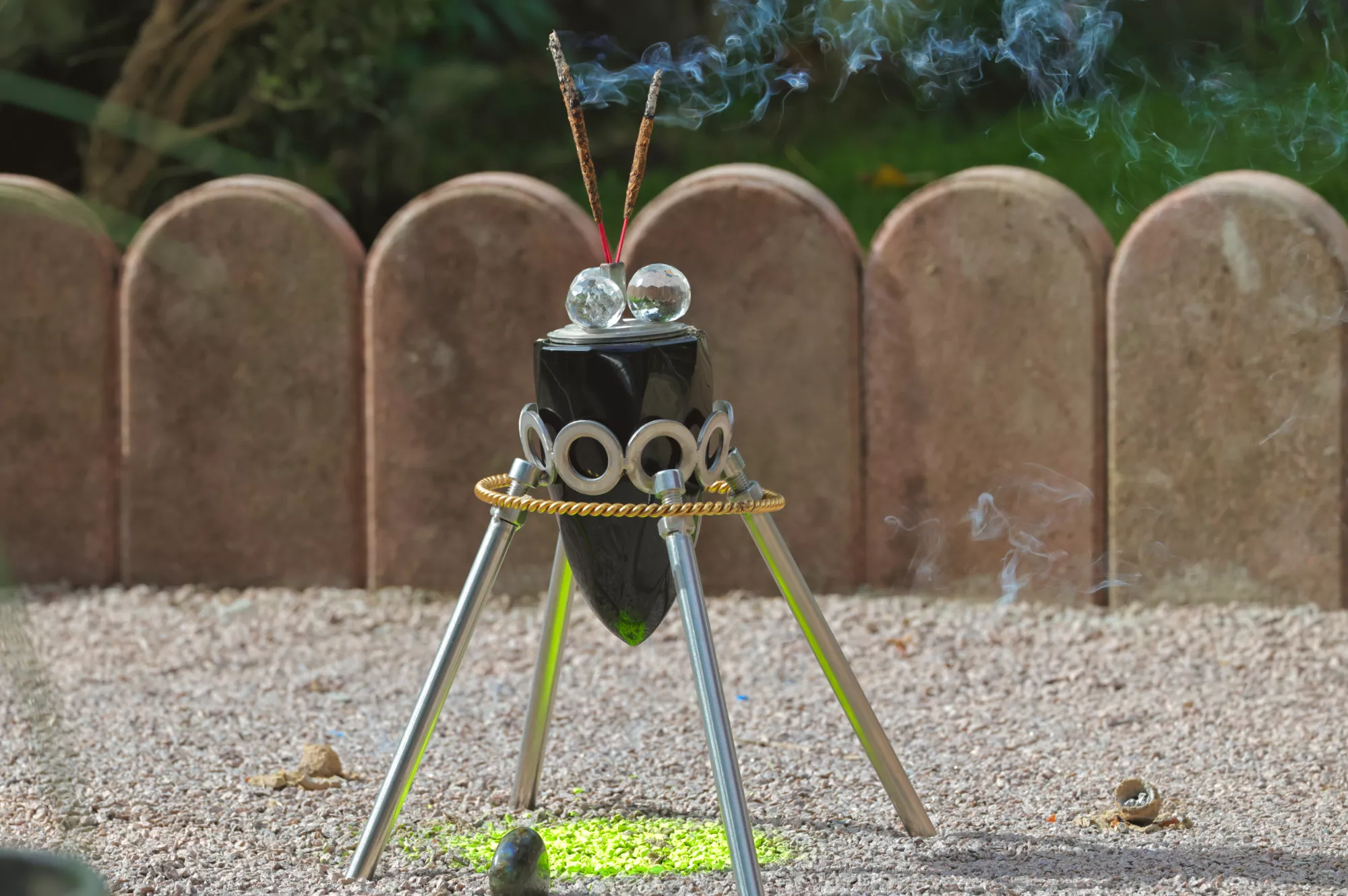 Erdheilung für einen positiven Kraftplatz