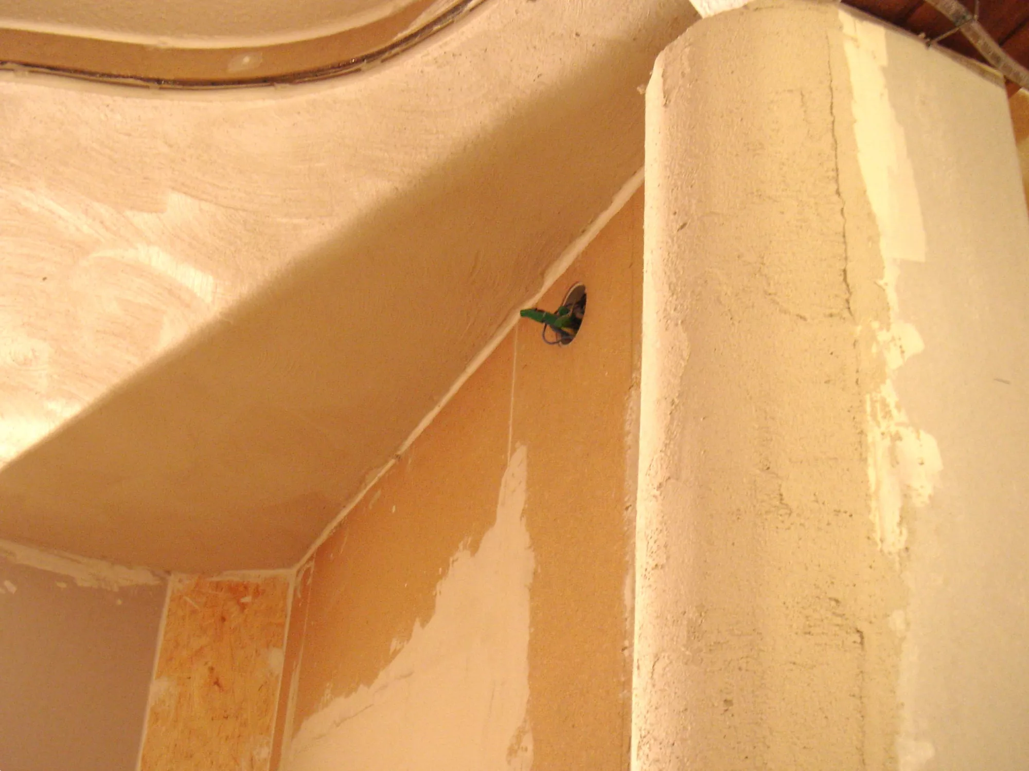 Trockenbau mit gebogenen Gipskartonplatten 