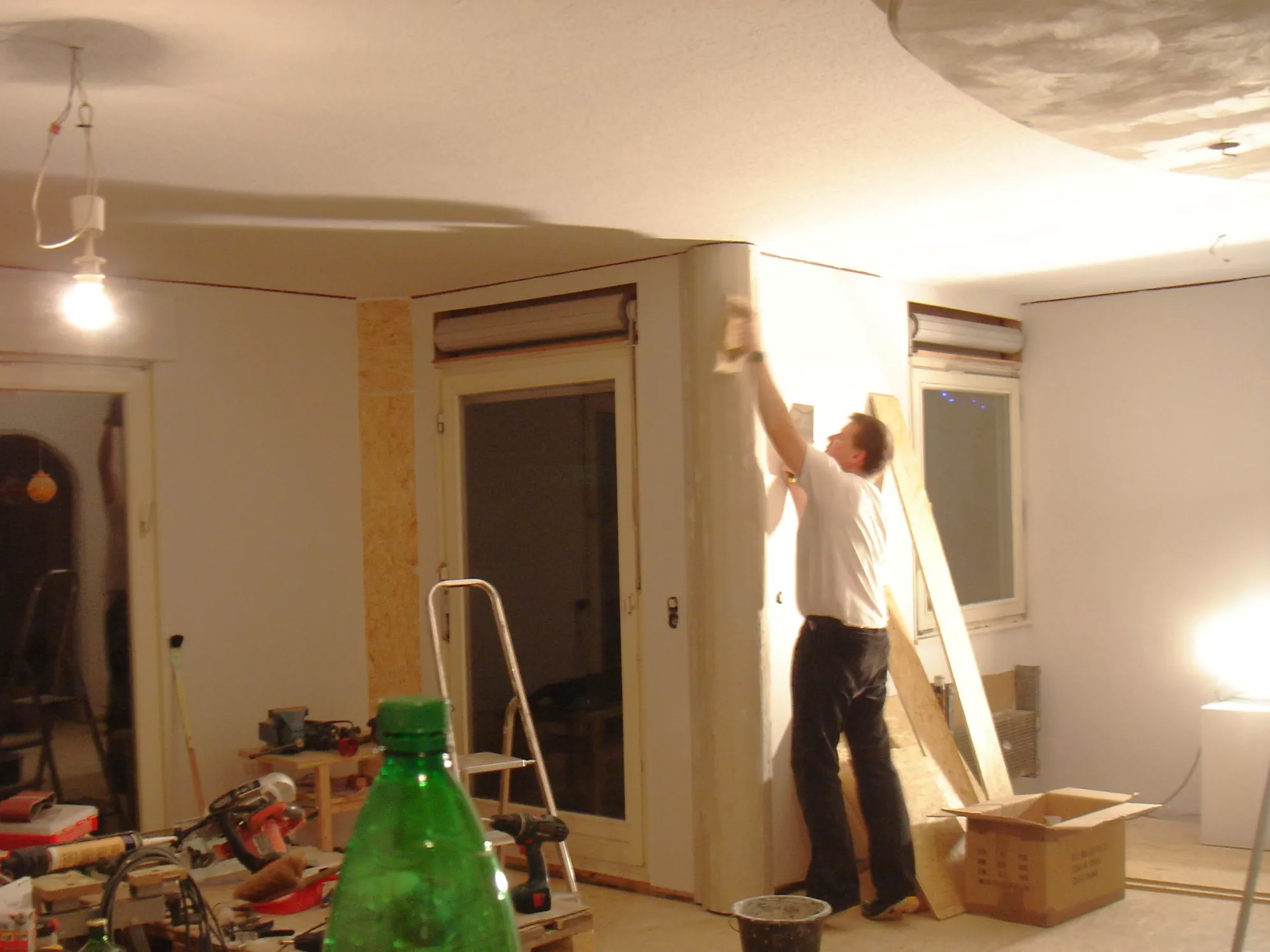 Trockenbau mit gebogenen Gipskartonplatten 