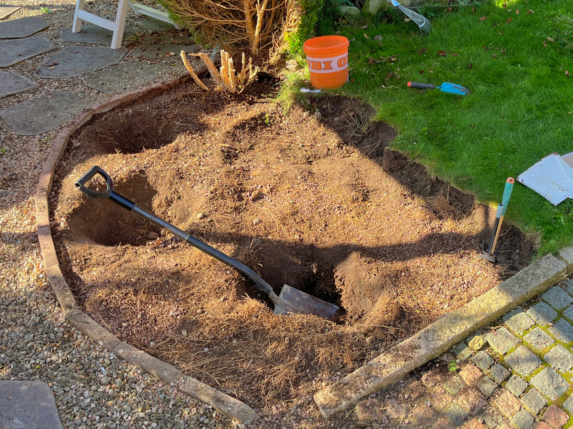 Kraftplatz vorbereiten