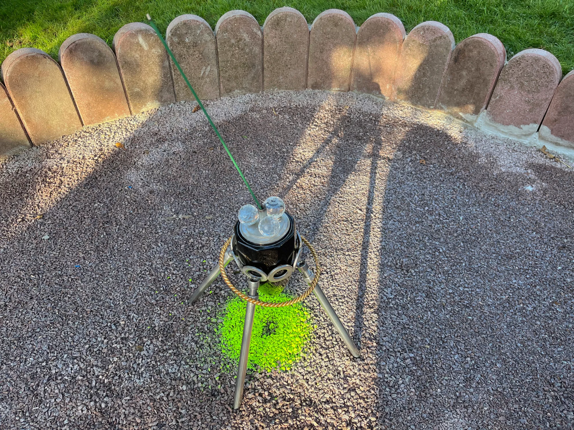 Erdheilung für einen positiven Kraftplatz