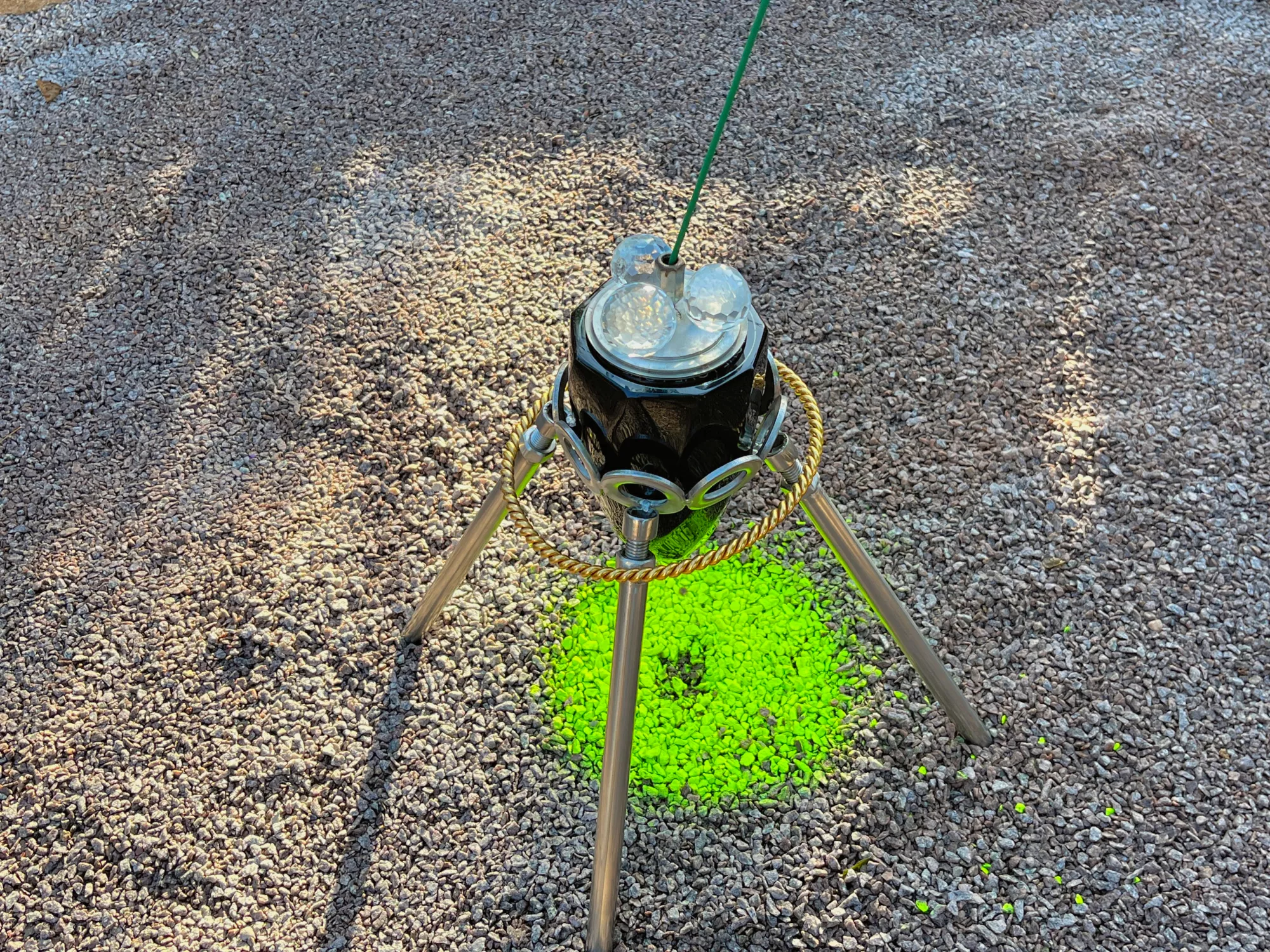 Erdheilung für einen positiven Kraftplatz