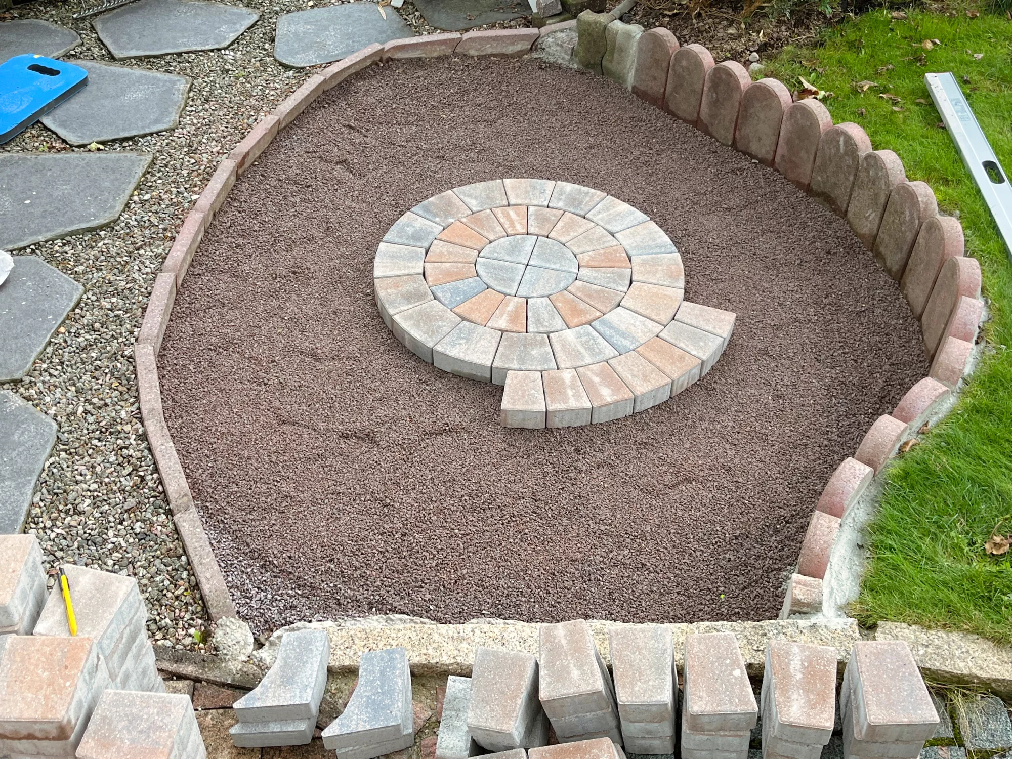 Pflastern des Kraftplatz