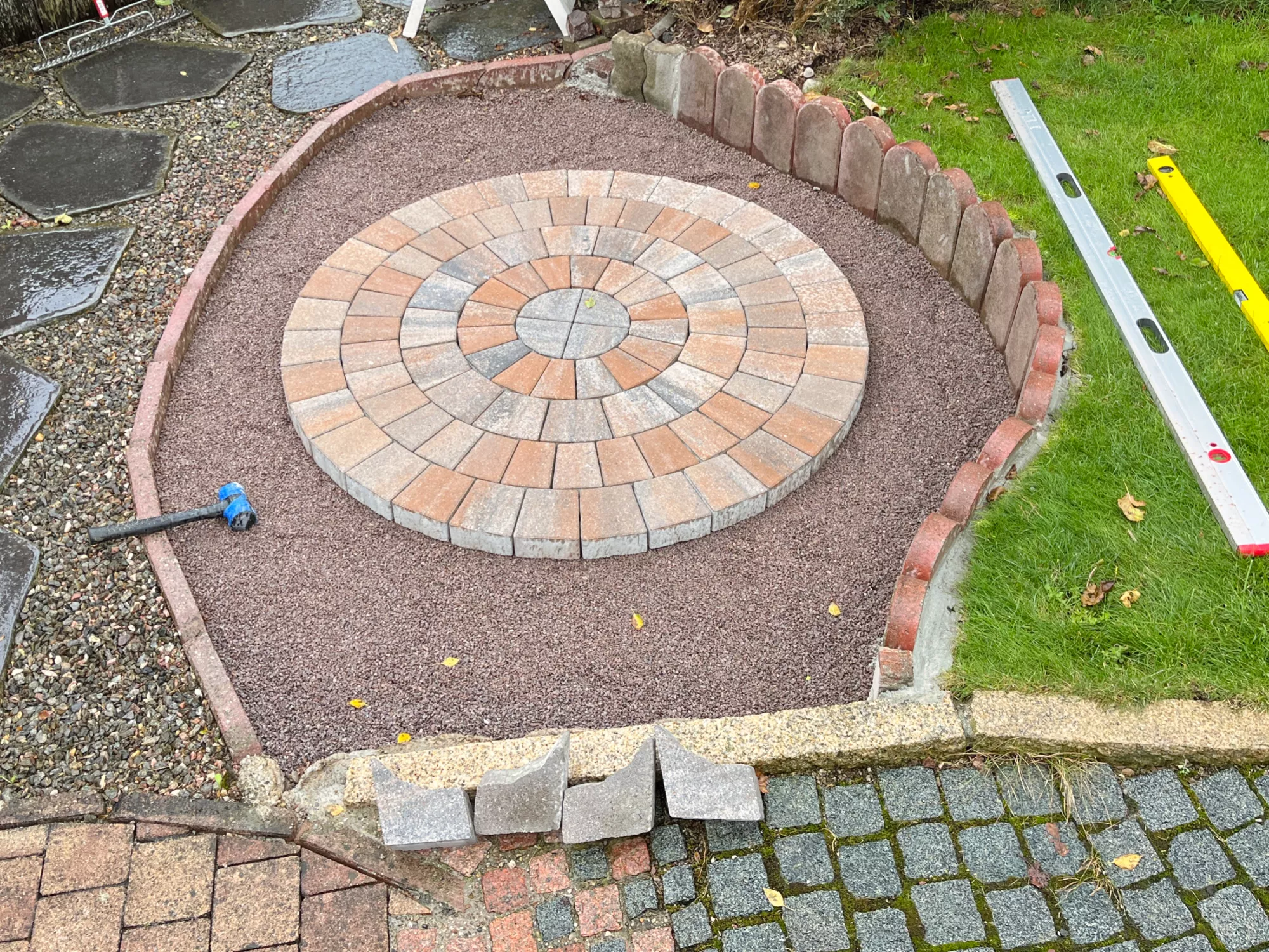 Pflastern des Kraftplatz