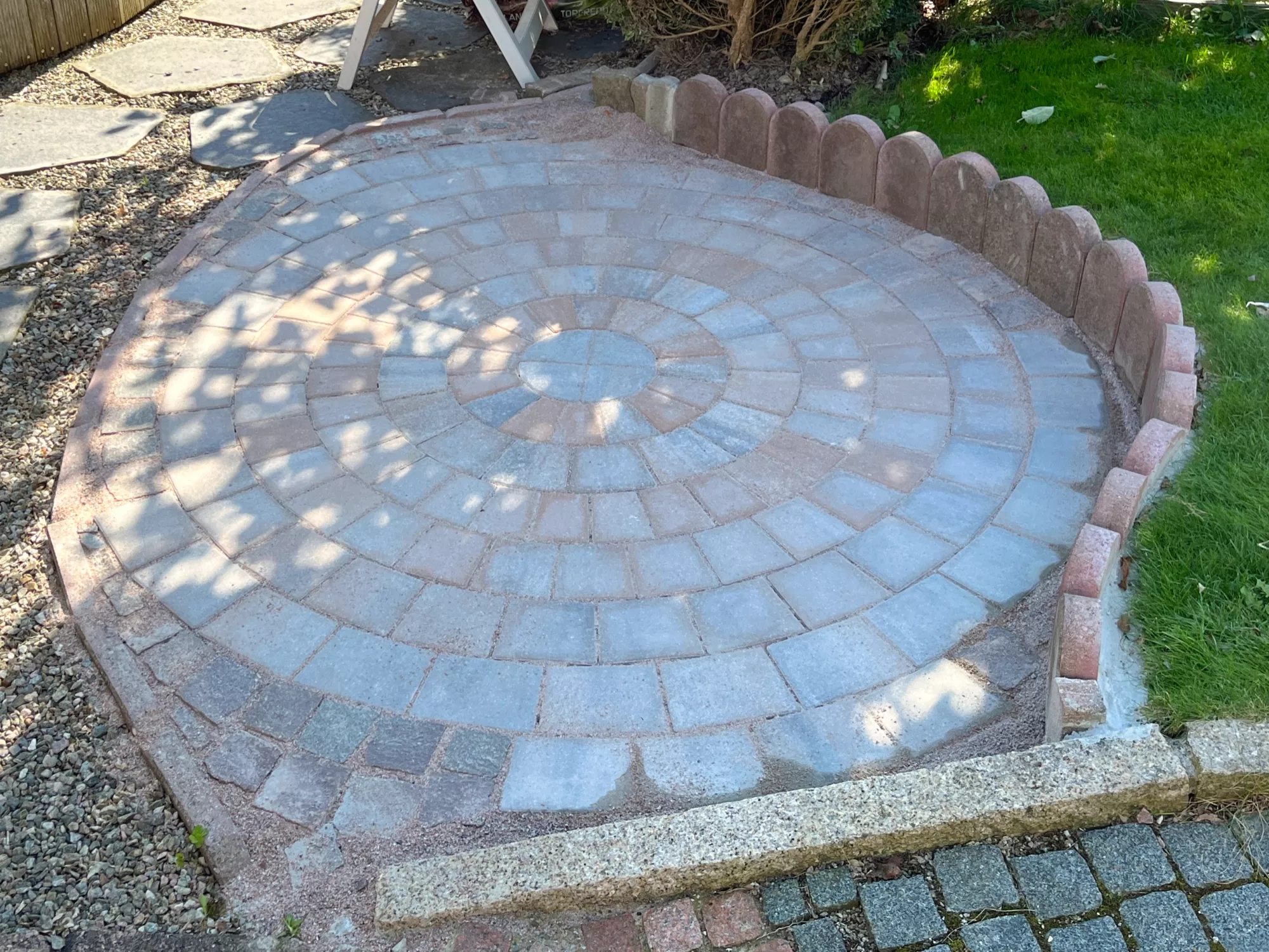 Pflastern des Kraftplatz