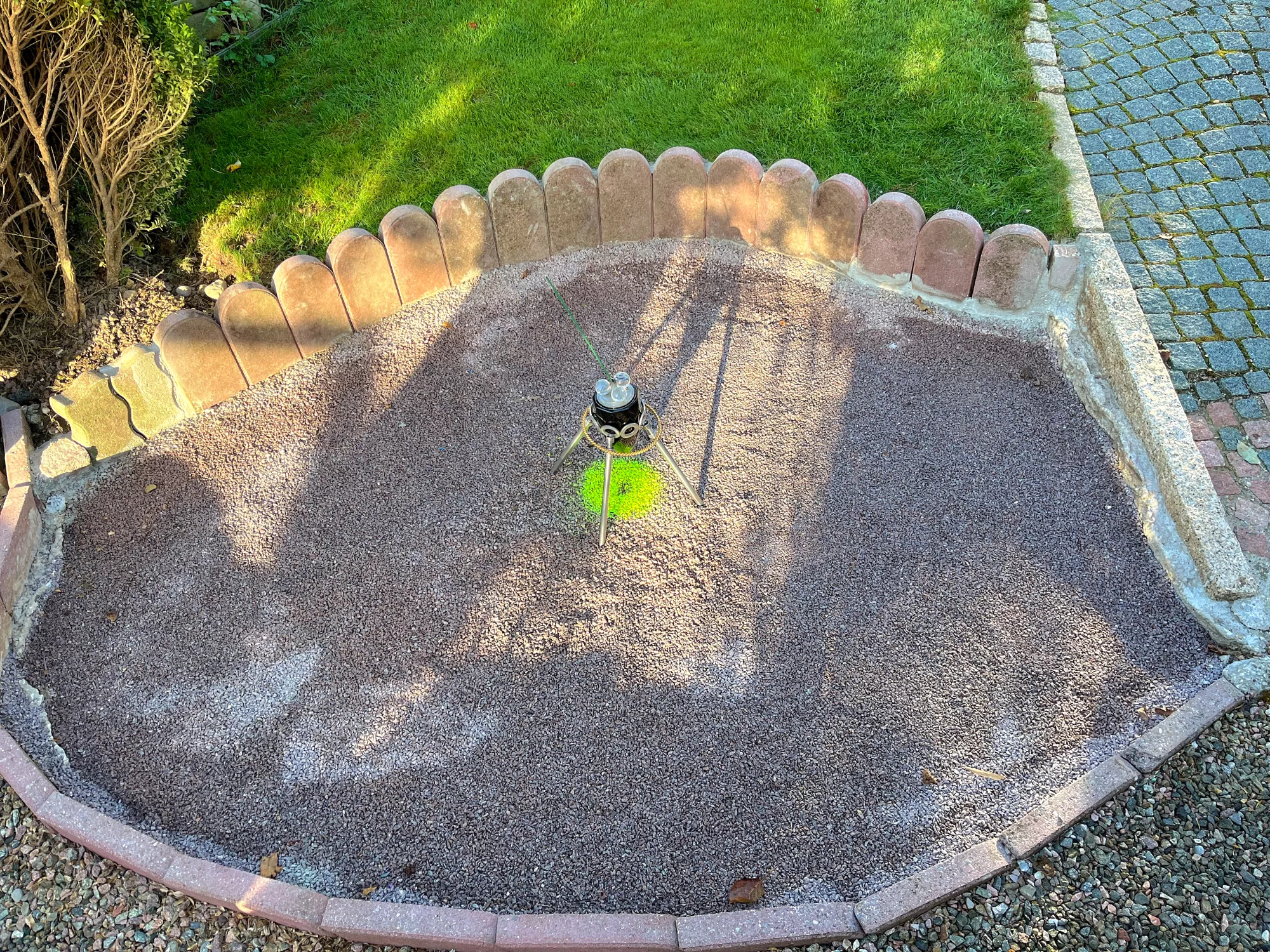 Erdheilung für einen positiven Kraftplatz