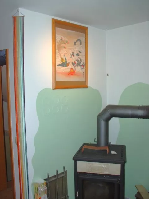 Eine Ranke, die über eine harte Ecke gelegt oder entlang einer Kante geführt wird