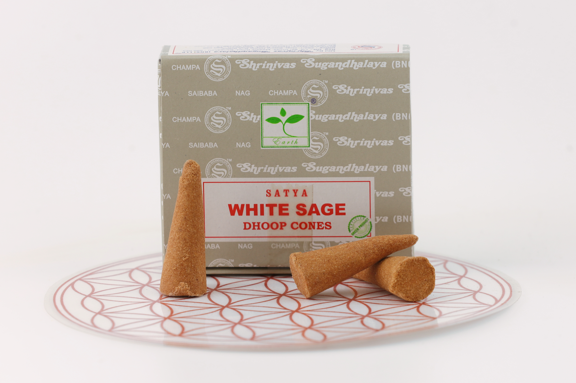 Satya Räucherkegel Weißer Salbei 