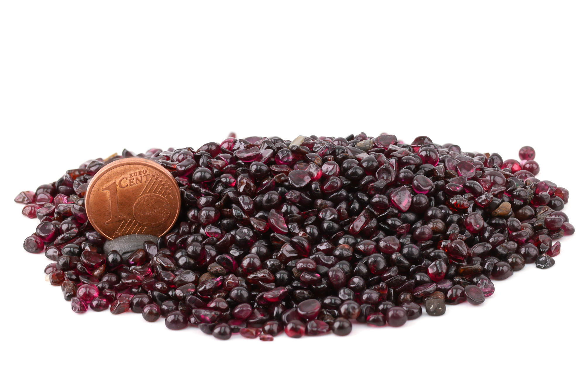 Granat Micro Trommelsteine aus Indien