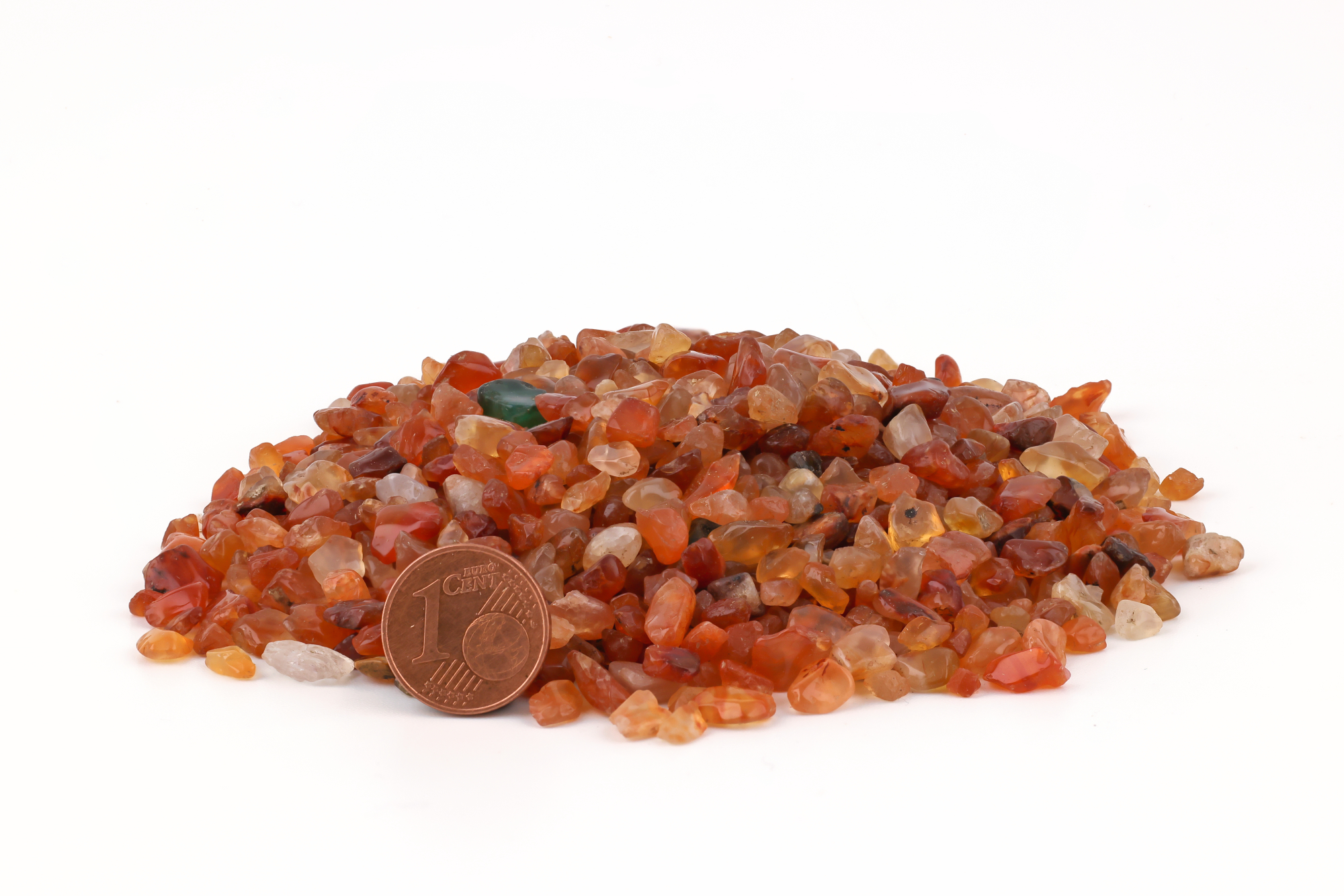 100g Karneol micro Trommelsteine aus Brasilien