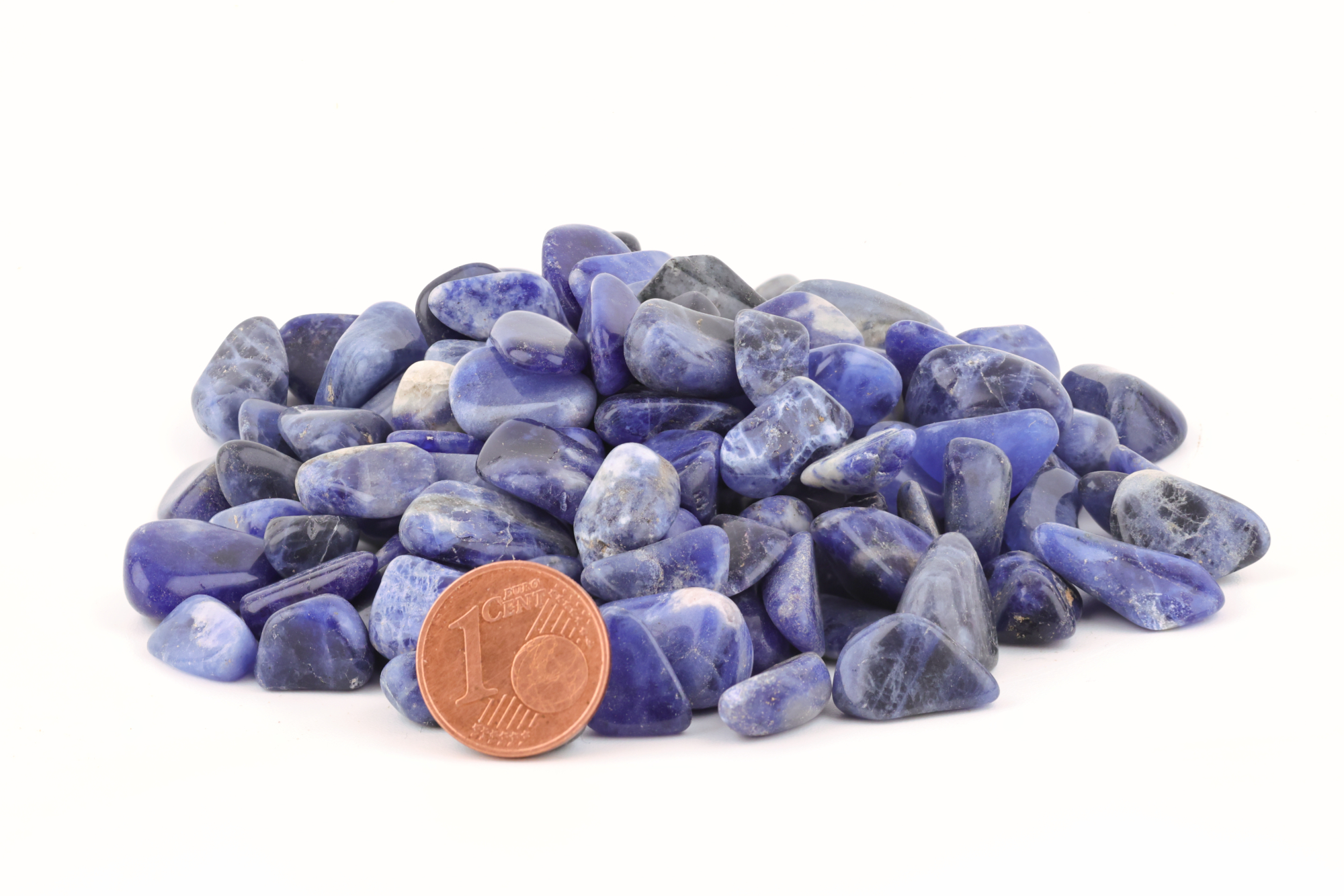 100g Sodalith Mini‑Trommelsteine aus Brasilien