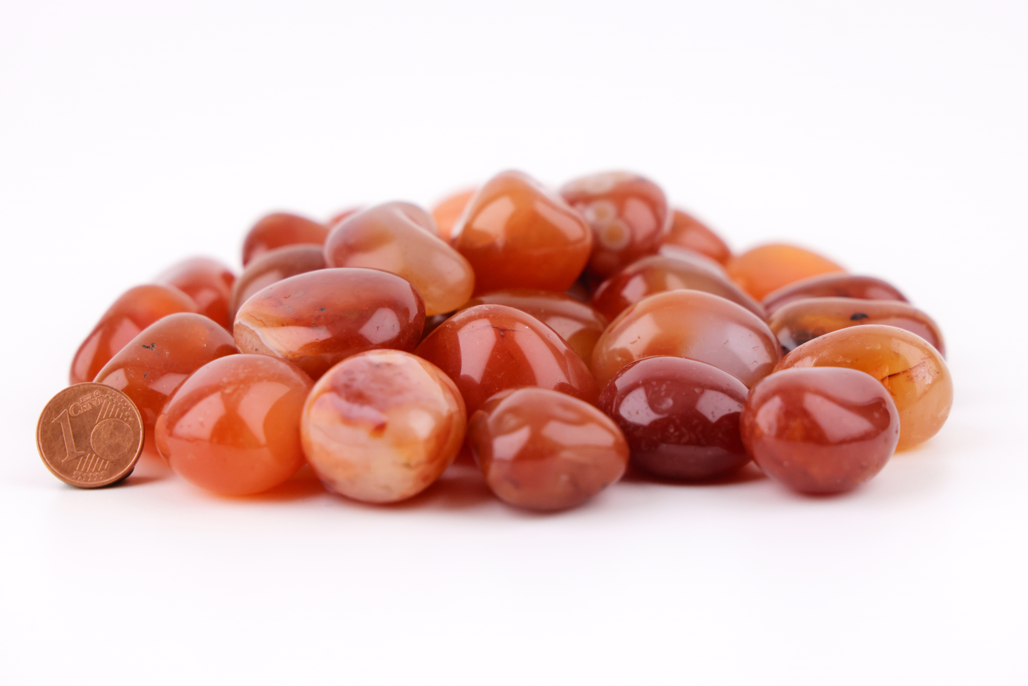 Karneol Trommelsteine (Carneol) 0,5 kg