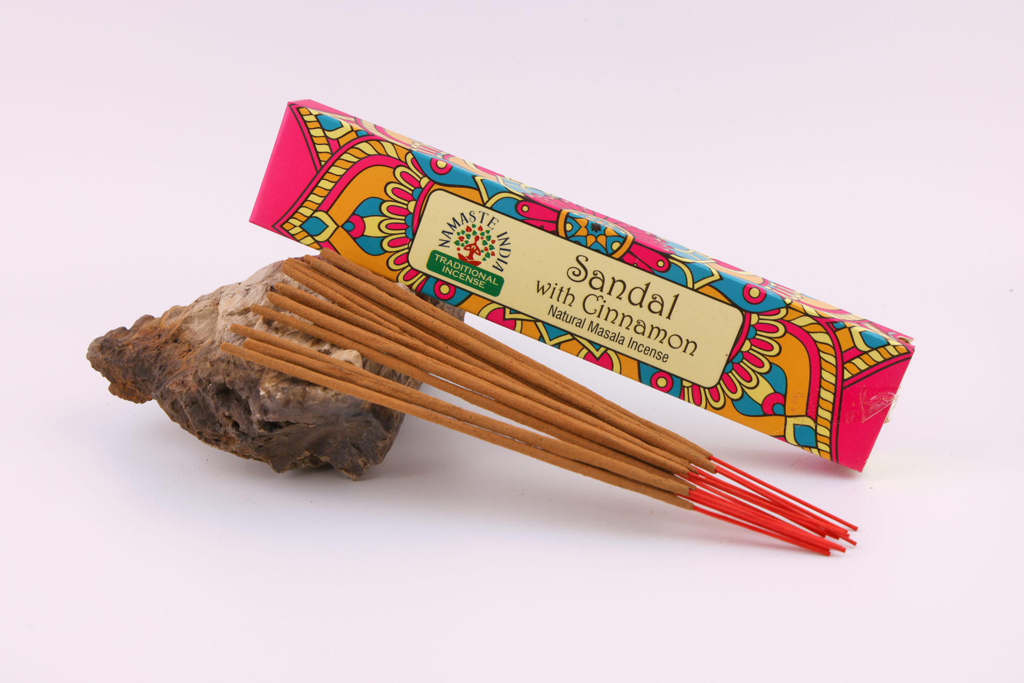 Namaste Mandala Masala Räucherstäbchen - Sandelholz mit Zimt
