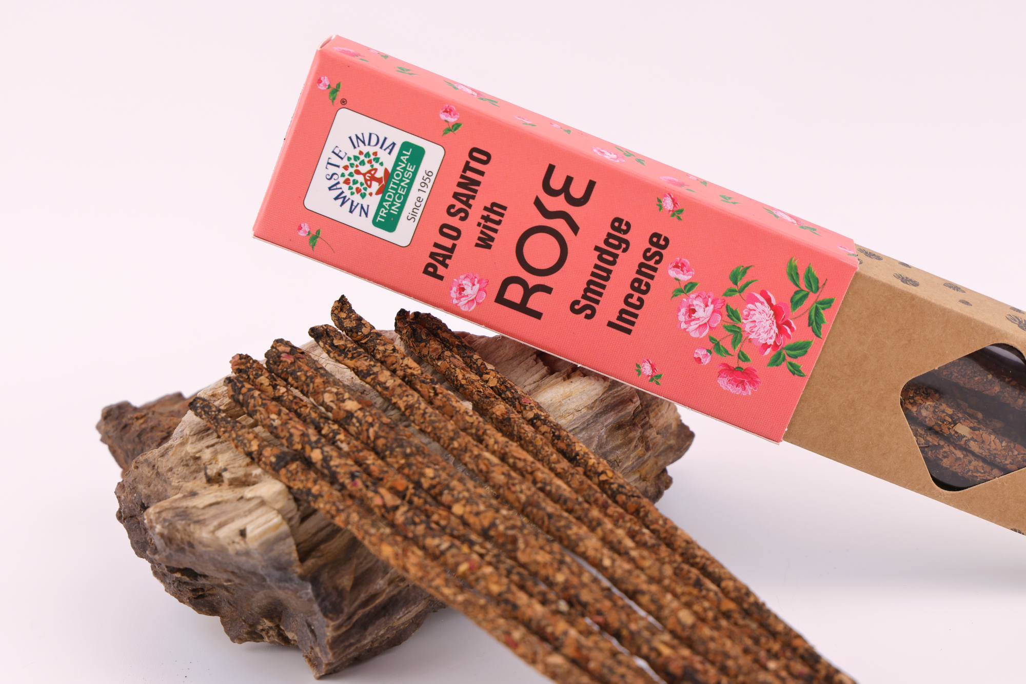Indische Räucherstäbchen - Von der Erde inspirierte Räucherstäbchen - Rose
