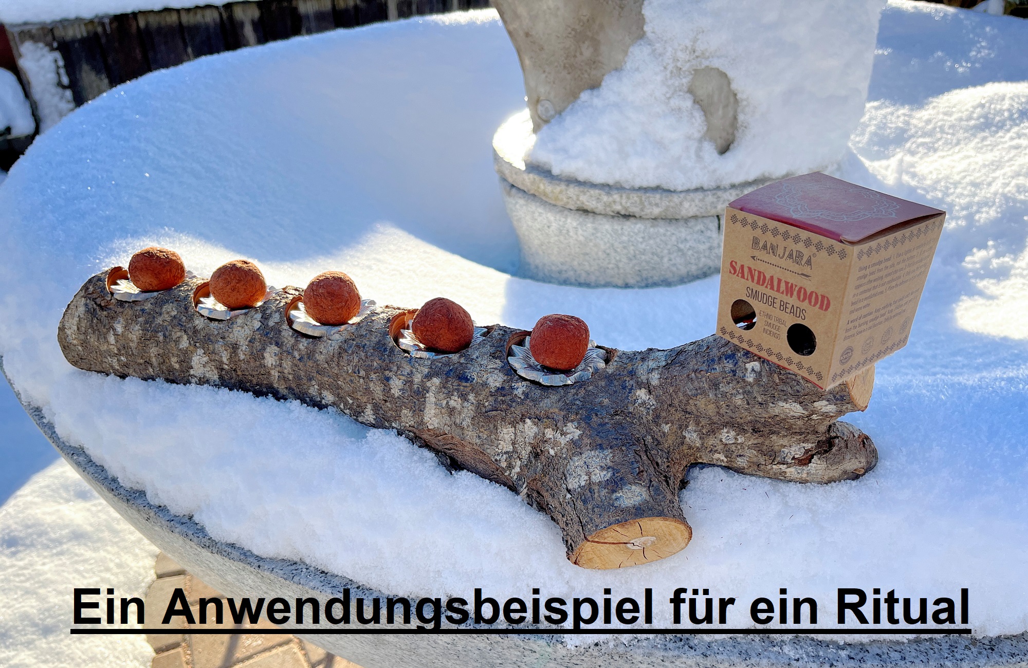 Produktbild von Indische Banjara Räucherperlen - Sandelholz