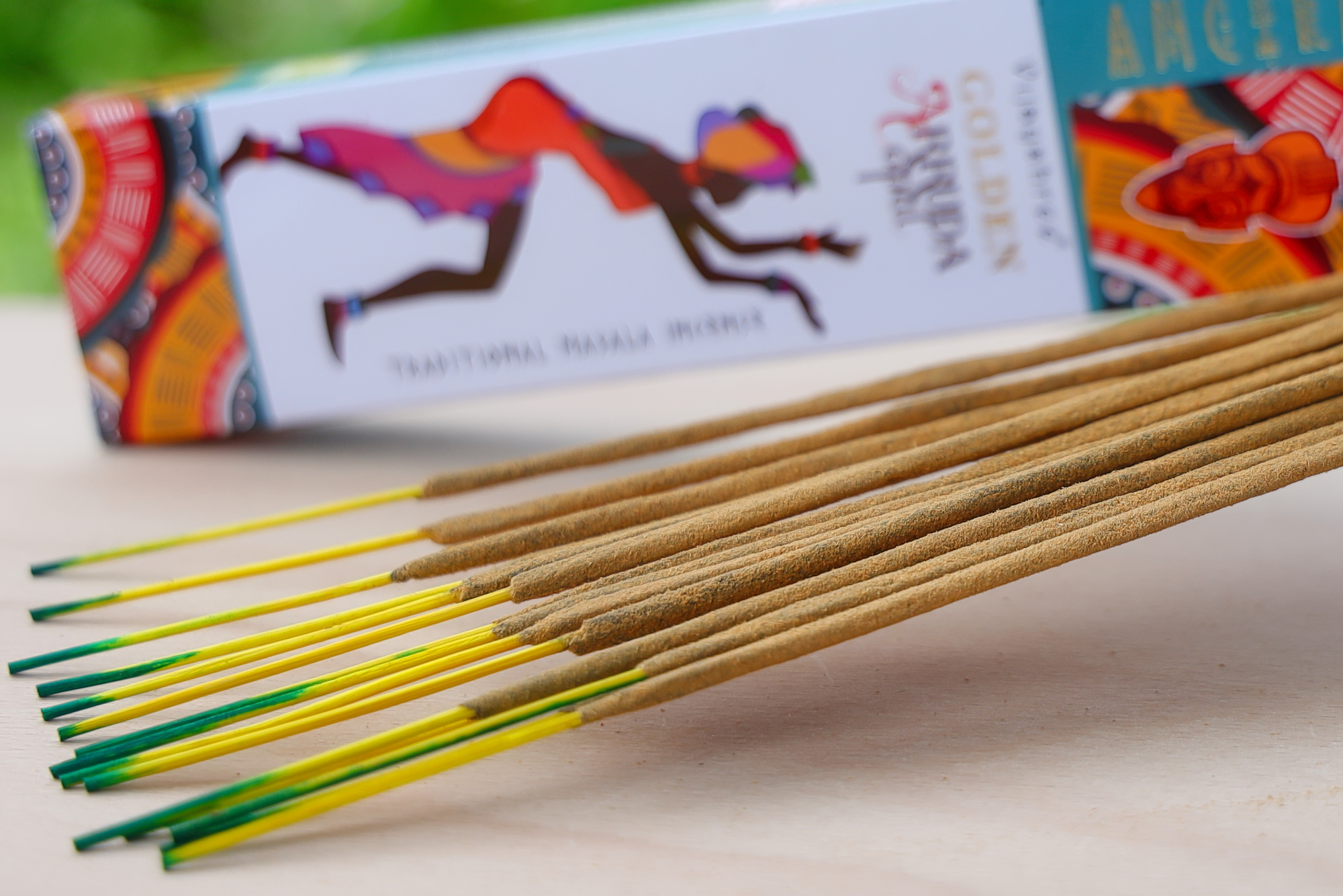  Indische Räucherstäbchen - Golden Copal-Räucherstäbchen und Arruda