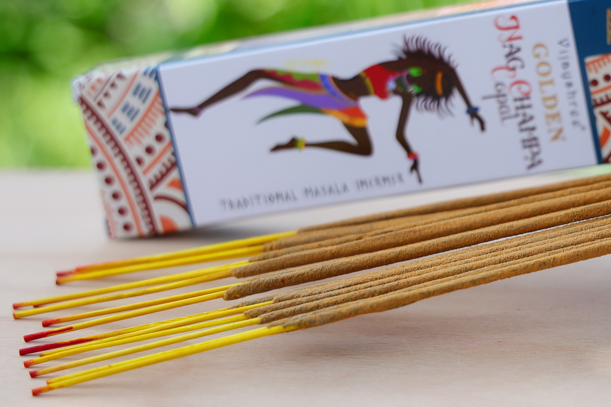 Indische Räucherstäbchen - Golden Copal-Räucherstäbchen und Nag Champa