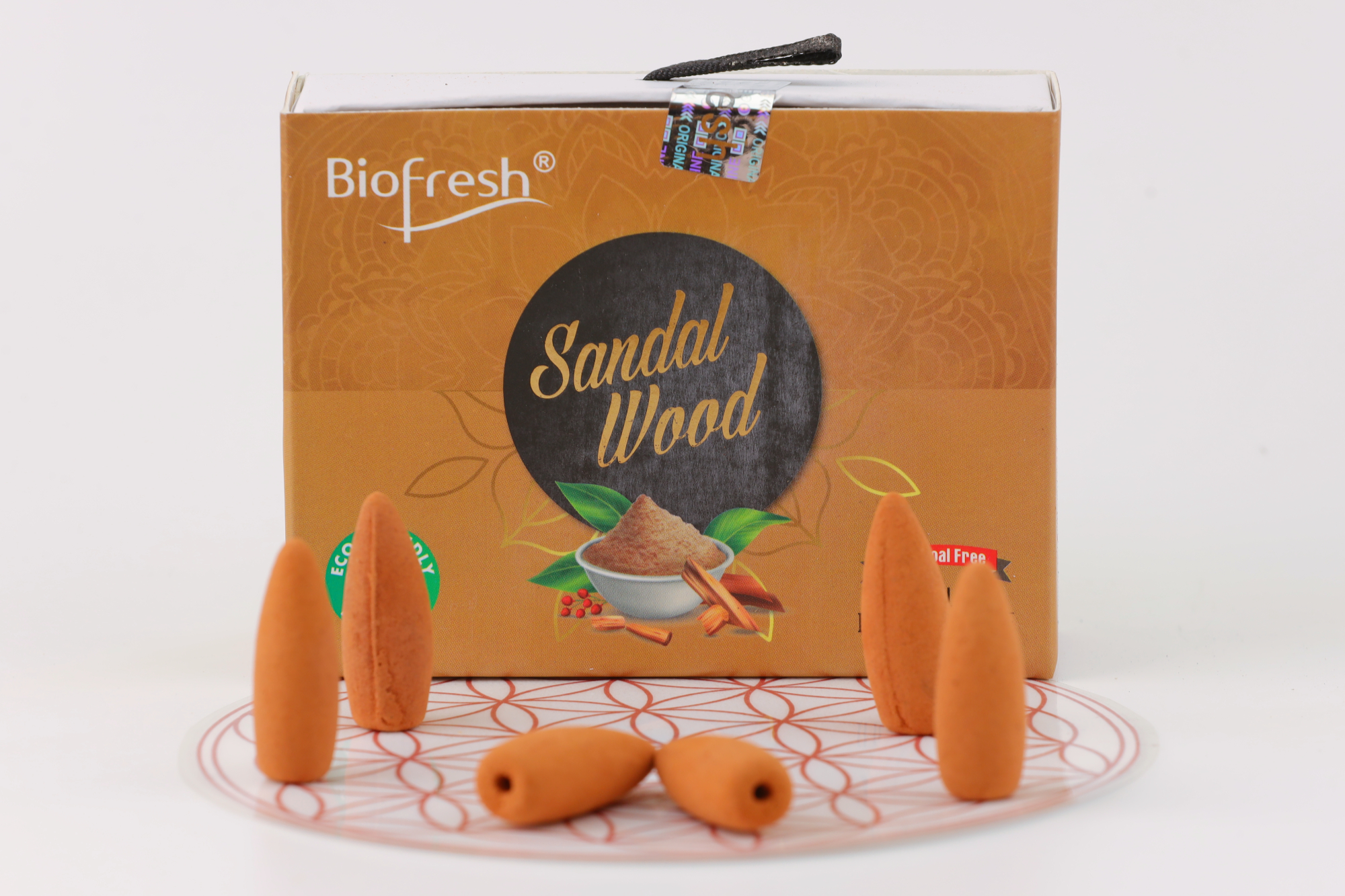Eine Verpackung von Biofresh Rückfluss-Räucherkegel 